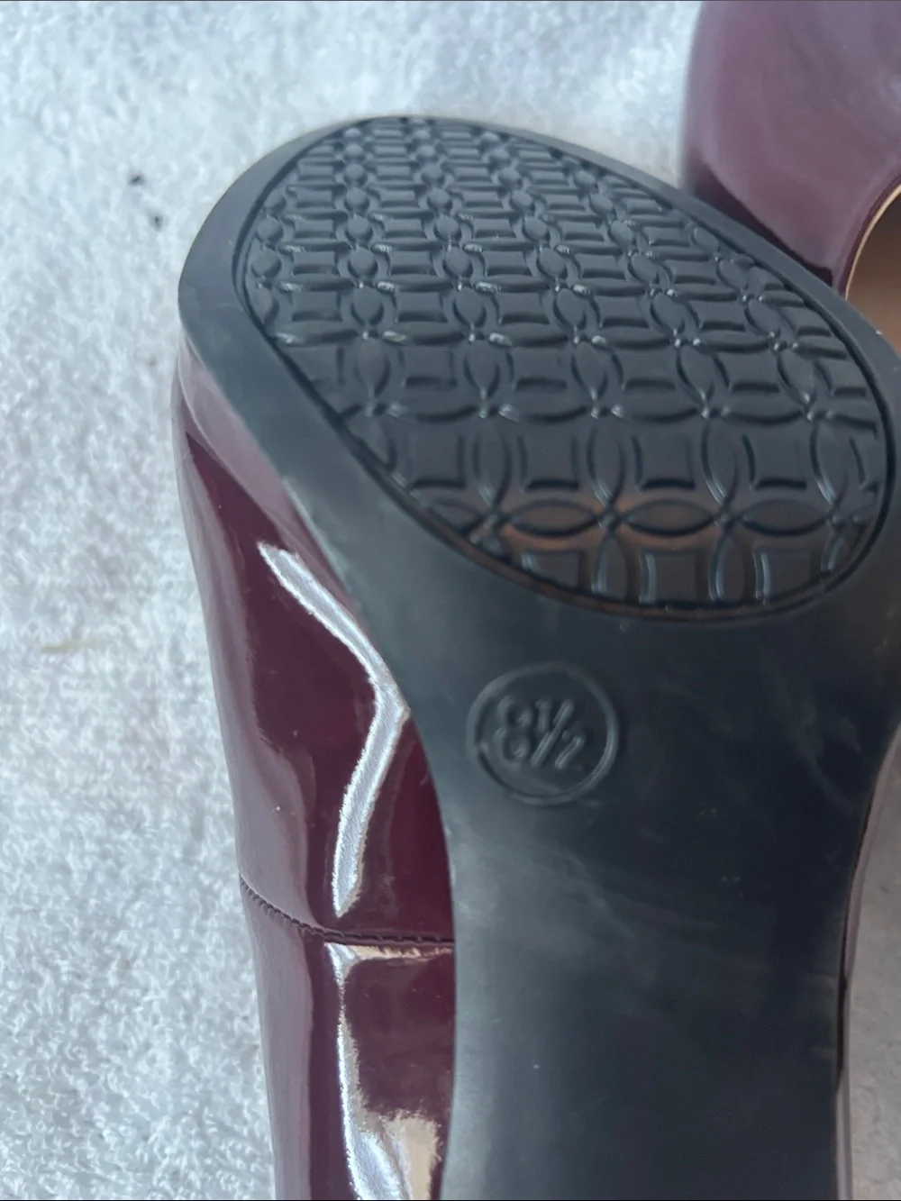 Merona Patent Pump Heels in Deep Burgundy